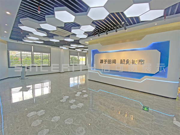 唯綠展廳設(shè)計(jì)現(xiàn)場圖