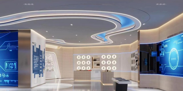 320㎡科技公司展廳設(shè)計(jì)案例賞析