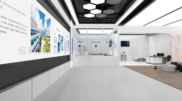 生物企業(yè)展廳設計