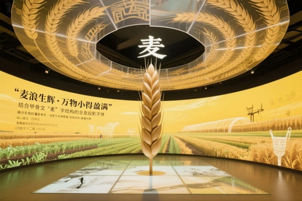 數(shù)字農(nóng)田展廳設(shè)計(jì)案例