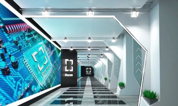 展廳科技展館通道的設計